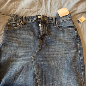 Old navy High-Rise Classic Blue Denim Skirt
